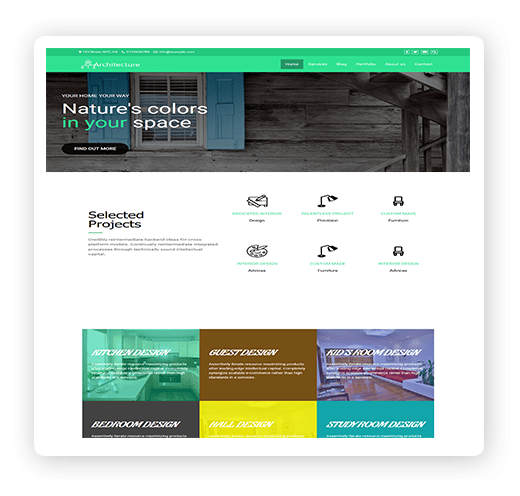 Architeture multipurpose WordPress theme demo