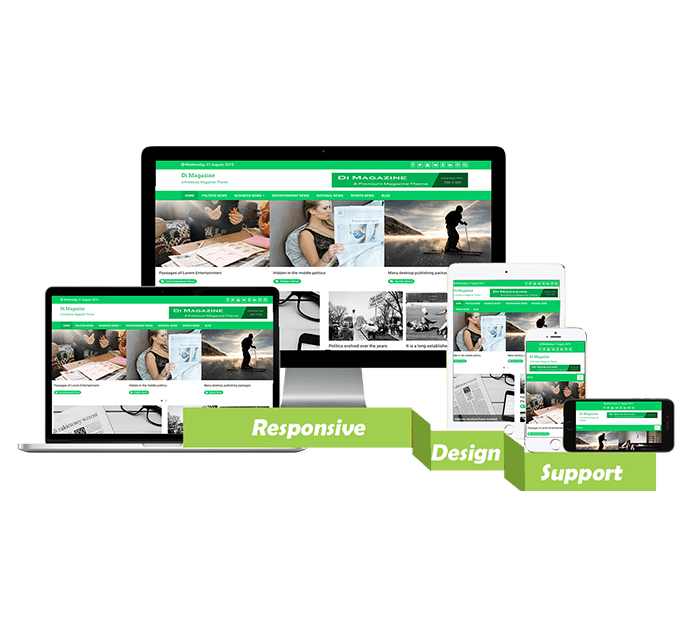 Di Magazine WordPress Theme for News, magazine portals and websites.