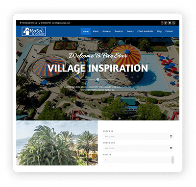 Multipurpose Theme Demo Hotel Resort